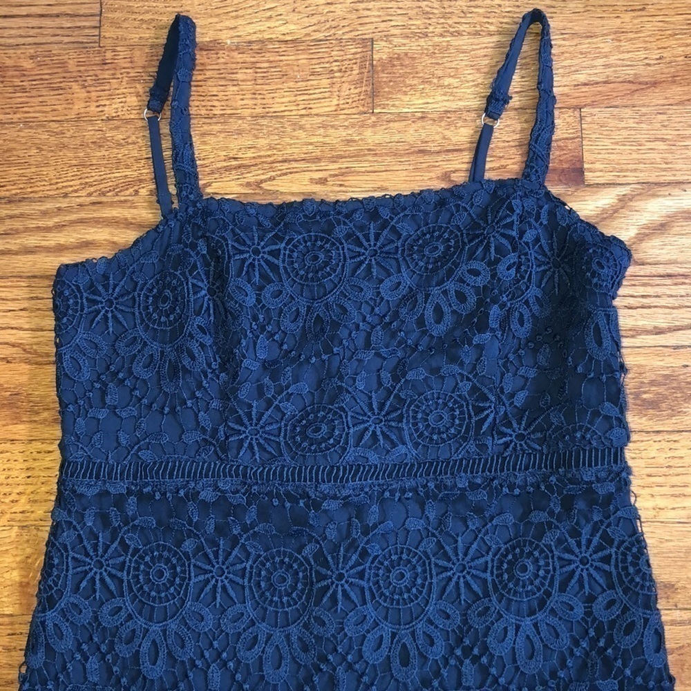 Women’s Hollister Navy Blue Lace Dress - Picture 11 of 16